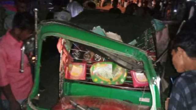 টাঙ্গাইলে ট্রাকের ধাক্কায় অটোরিকশার চালকসহ নিহত ২