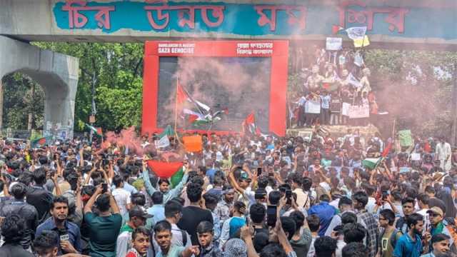 গাজায় ইসরায়লি হামলার প্রতিবাদে রাজধানীসহ সারা দেশে বিক্ষোভ