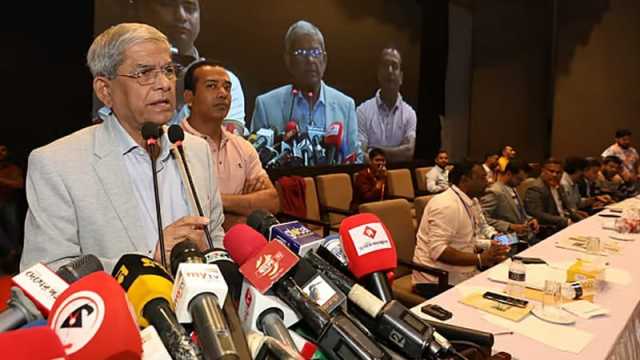 সরকার আদৌ নির্বাচন দেবে কিনা সন্দেহ হচ্ছে: মির্জা ফখরুল