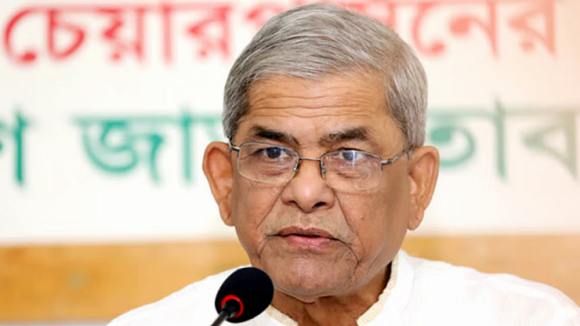 বন্ধু হলে তিস্তার পানি ও সীমান্ত হত্যা বন্ধ করতে হবে, ভারতকে মির্জা ফখরুল
