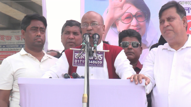‘আওয়ামী লীগের নির্বাচন করার অধিকার নেই’