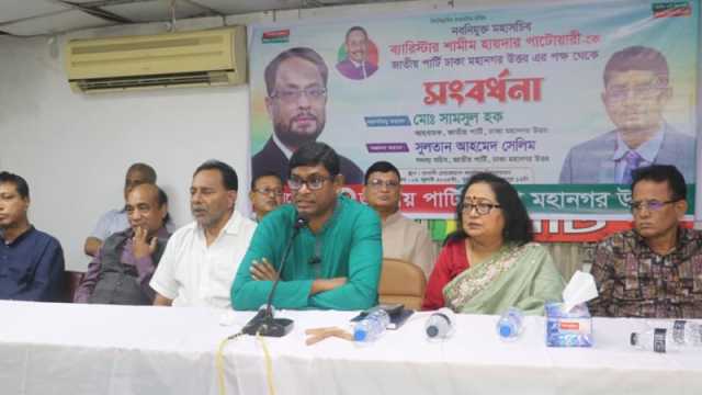 তৃণমূল নেতাকর্মী ঐক্যবদ্ধভাবে জি এম কাদেরের পাশে আছেন: শামীম হায়দার