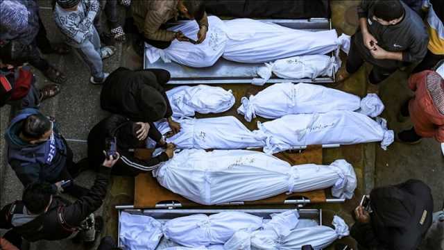 গাজায় প্রাণহানি ছাড়াল ৫৭৫০০