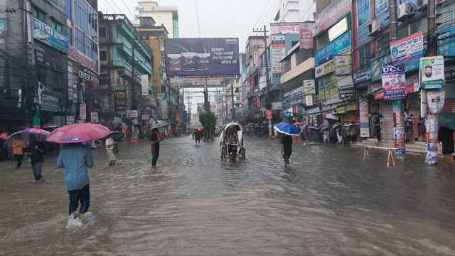 ফেনীতে সর্বোচ্চ বৃষ্টিপাত, শহরে জলাবদ্ধতা সৃষ্টি