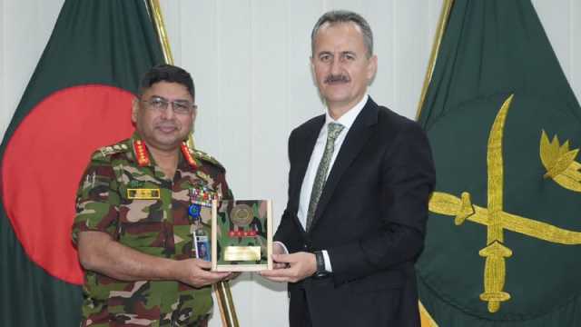 সেনাপ্রধানের সঙ্গে তুরস্কের ডিফেন্স ইন্ডাস্ট্রিজের সেক্রেটারির সাক্ষাৎ