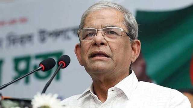 রাজনৈতিক উদ্দেশ্যে সাম্প্রদায়িক সম্প্রীতি বিনষ্ট করছে একটি মহল: মির্জা ফখরুল