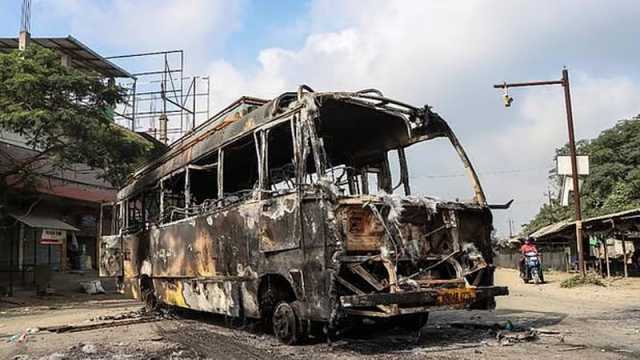 মণিপুরে ফের সহিংসতা কারফিউ জারি