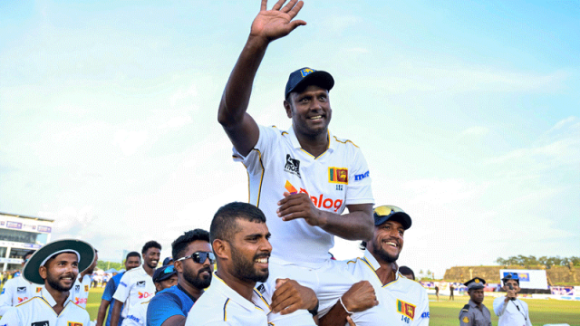 ম্যাথুসের টেস্ট ক্যারিয়ারে যে স্মৃতি চিরঅম্লান 