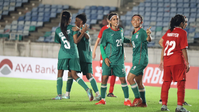 বাহরাইনের জালে ৭ গোল দিল মেয়েরা 