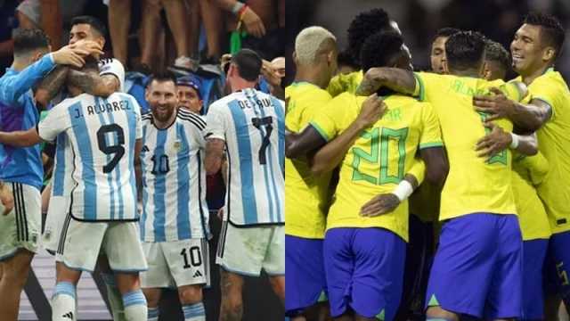 রাত পোহালেই মাঠে নামছে ব্রাজিল ও আর্জেন্টিনা