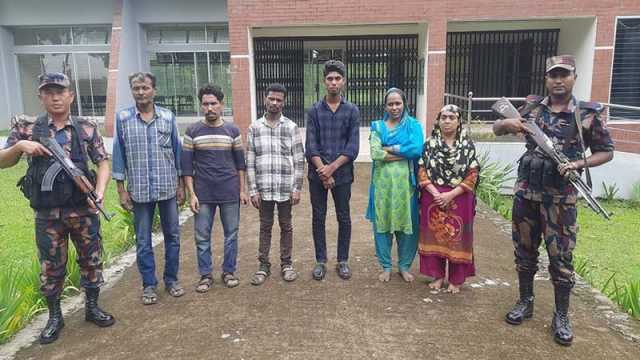 কমলগঞ্জ সীমান্ত দিয়ে ৬ জনকে পুশইন করল বিএসএফ