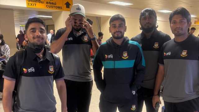 শ্রীলঙ্কা পৌঁছেছেন মিরাজ-শান্তরা
