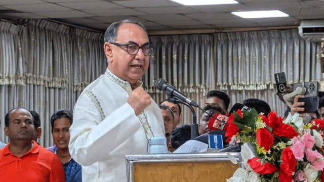 একটি গোষ্ঠী নির্বাচন পিছিয়ে জাতির সর্বনাশ করতে চাচ্ছে: মির্জা আব্বাস