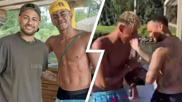 ব্রাজিলে নেইমারের সঙ্গে ছুটি উপভোগ করছেন ইয়ামাল