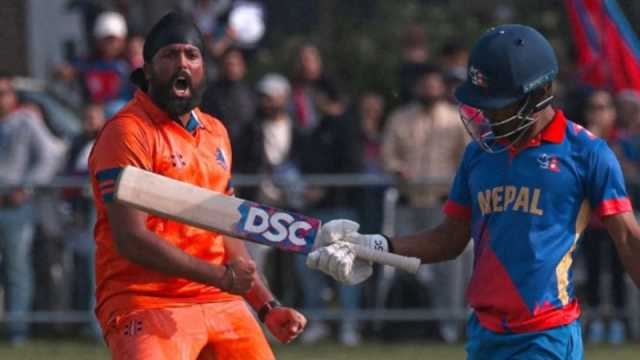 তিন সুপার ওভারের ম্যাচে নেপালকে হারাল নেদারল্যান্ডস