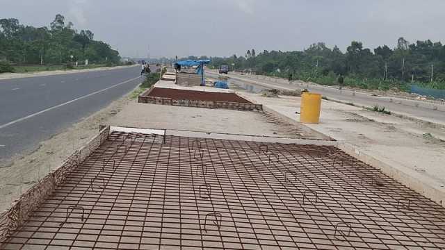 সড়ক চার লেন কাজে ধীরগতি ঈদযাত্রায় ভোগান্তির শঙ্কা