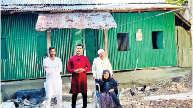 অসহায়ের মাথা গোজার ঠাঁই করে দেন যিনি