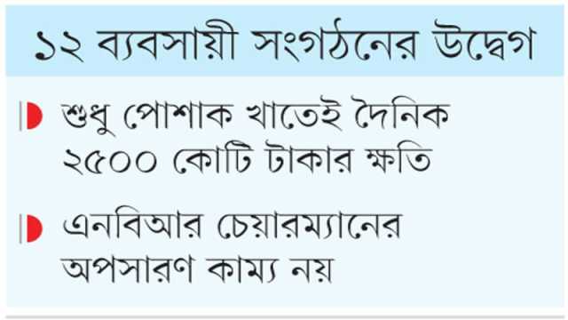 সংকটের গভীরতা সরকার বুঝতে পারছে না