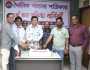 কেক কেটে দৈনিক বাংলা’র প্রতিষ্ঠা বার্ষিকী পালন