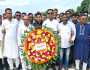 জুলাই গণঅভ্যুত্থান দিবসে স্মৃতিস্তম্ভে মহানগর যুবদলের পুষ্পস্তবক অর্পণ