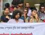 জকসু নির্বাচন ও বৃত্তি দাবিতে জবি শিক্ষার্থীদের বিক্ষোভ