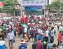 সমাবেশস্থলে জড়ো হচ্ছে ছাত্রদলের নেতাকর্মীরা, যান চলাচল করছে বিকল